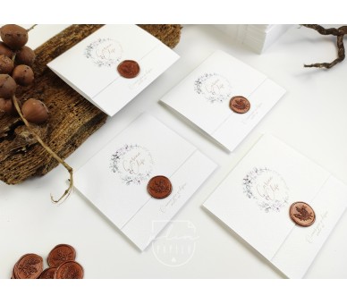 Convite floral tipo envelope a fechar com lacre - convite de casamento, bodas, batismo, comunhão, aniversário