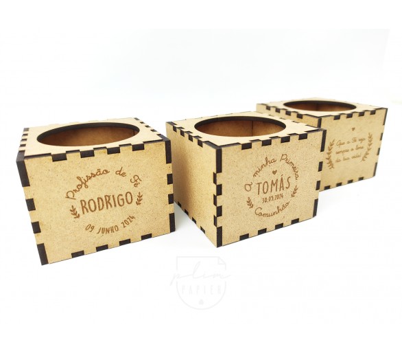 Vaso personalizado para suculenta (suculenta NÃO INCLÚIDA) - op2