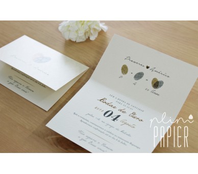 Convite Bodas de Ouro ou de prata