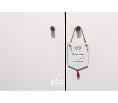 placa oração anjo da guarda - decoração quarto