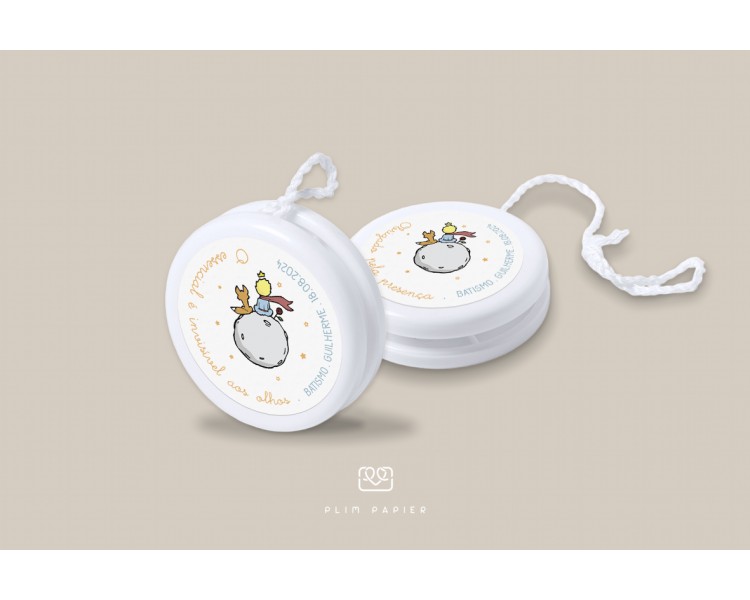 Yo-yo O principezinho PERSONALIZADO para qualquer evento - finalista, batismo, comunhão