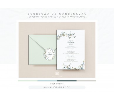 Convite Sopro - Temática floral - C6