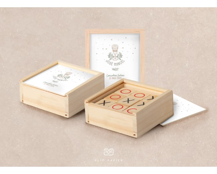 Jogo do Galo tema Eucaristia - Cálice - Personalizado com etiqueta
