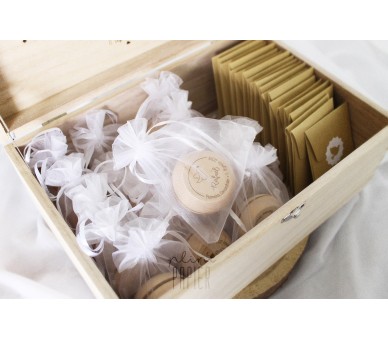 Caixa para lembranças - comunhão, casamento, crisma e batizado