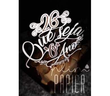 Topo de bolo -que seja o ano
