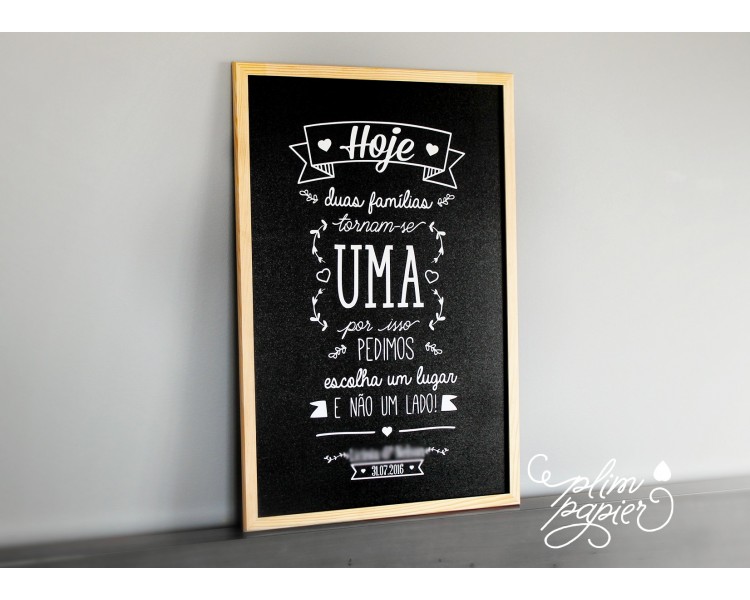 mini placa Príncipe em preparação 