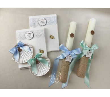 Vela batismo personalizada tema tribal