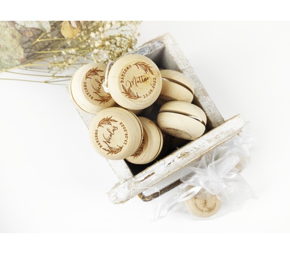 yo-yo personalizado - FLORAL - Lembrança
