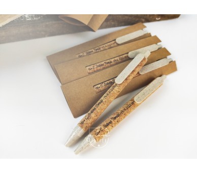 Caneta Bamboo + embalagem