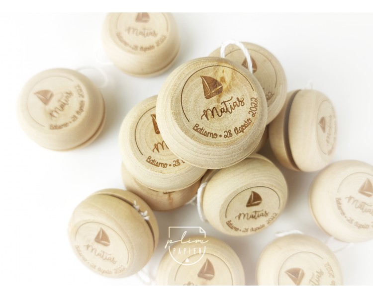yo-yo personalizado - sugestão de lembrança para casamento, comunhão, batizado...