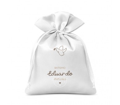 saco de cheiro / perfumado personalizado - lembrança batismo, comunhão, profissão de fé, crisma 