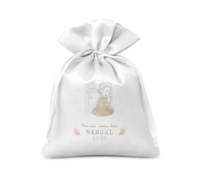 saco de cheiro / perfumado personalizado - lembrança batismo, comunhão, profissão de fé, crisma 