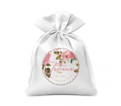 saco de cheiro / perfumado personalizado - lembrança batismo, comunhão, profissão de fé, crisma 