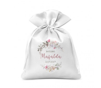 saco de cheiro / perfumado personalizado - lembrança batismo, comunhão, profissão de fé, crisma 