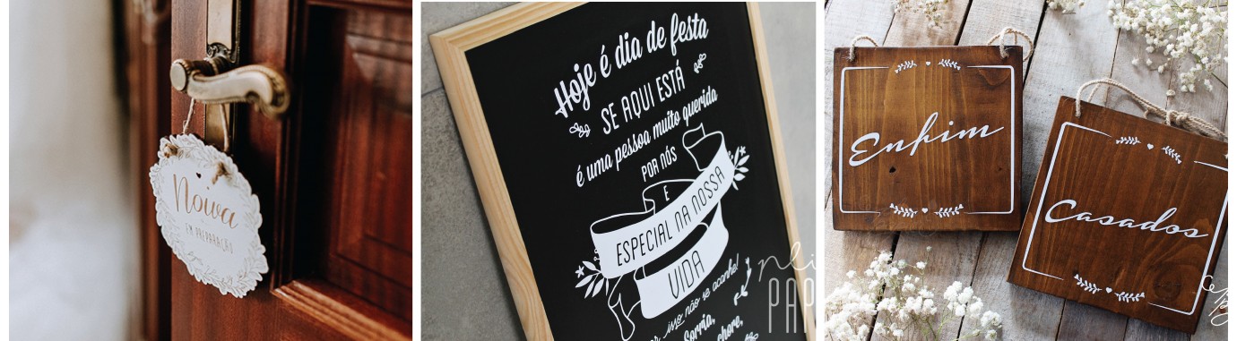 Cabides || Placas || Cartazes